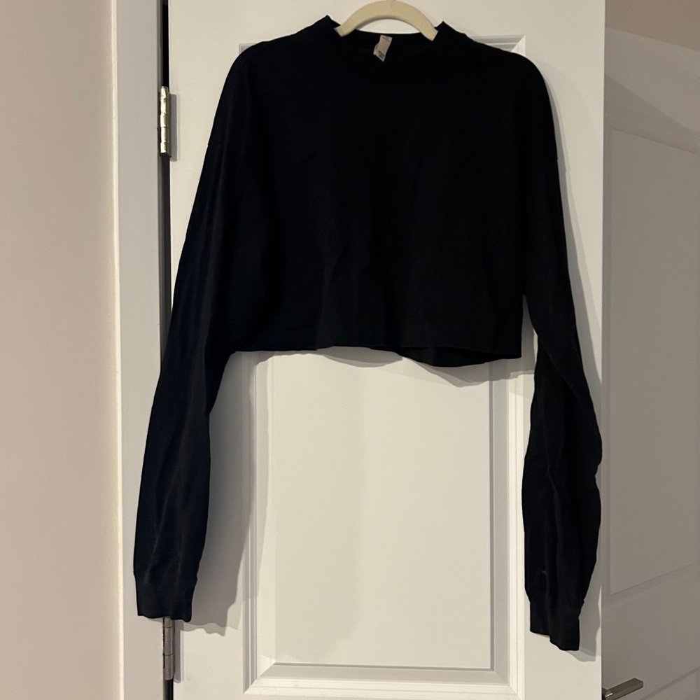 ALO YOGA CROPPED Long Sleeve Women's Top